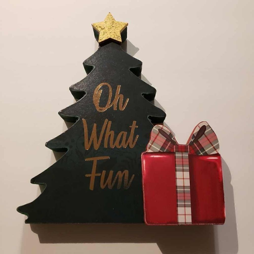 Ashland Wooden Christmas Tree Table Top Decor